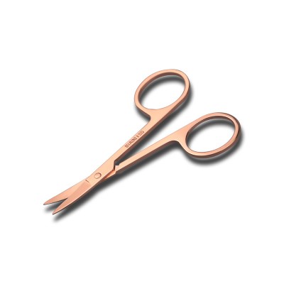 Black Color Rose Gold Makeup Tools Small Scissor Stainless Steel Eyelash Extension Scissors